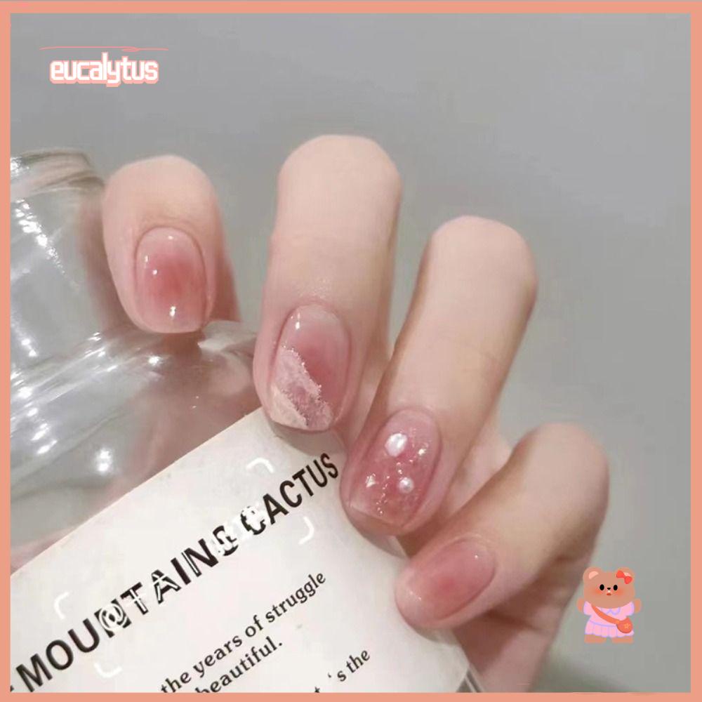 Bộ Móng Tay Giả Đầu Vuông Dạng Nhấn DIY