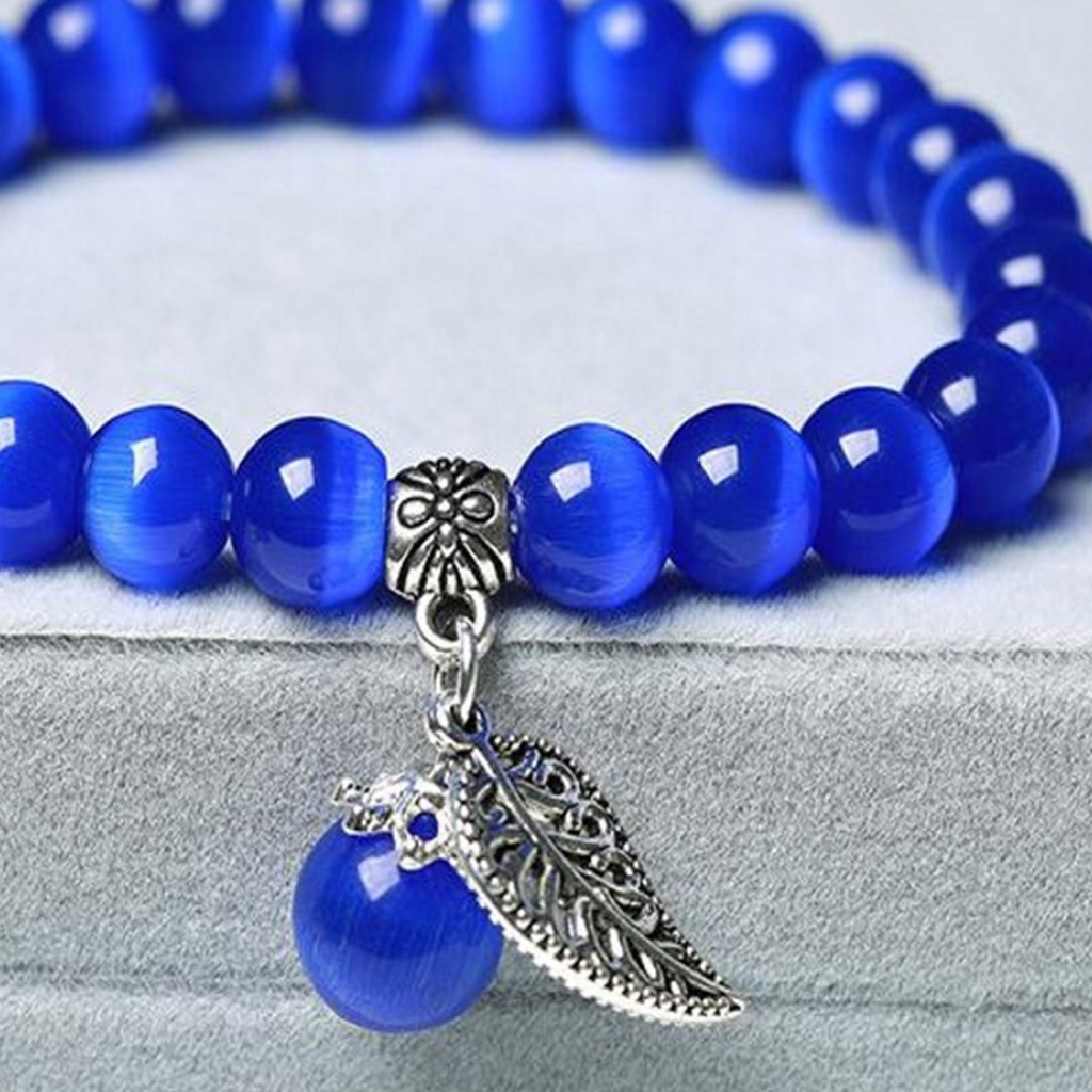 Vòng Tay Gắn Hạt Pha Lê Nhân Tạo Chống Mài Mòn Thời Trang Cho Nữ