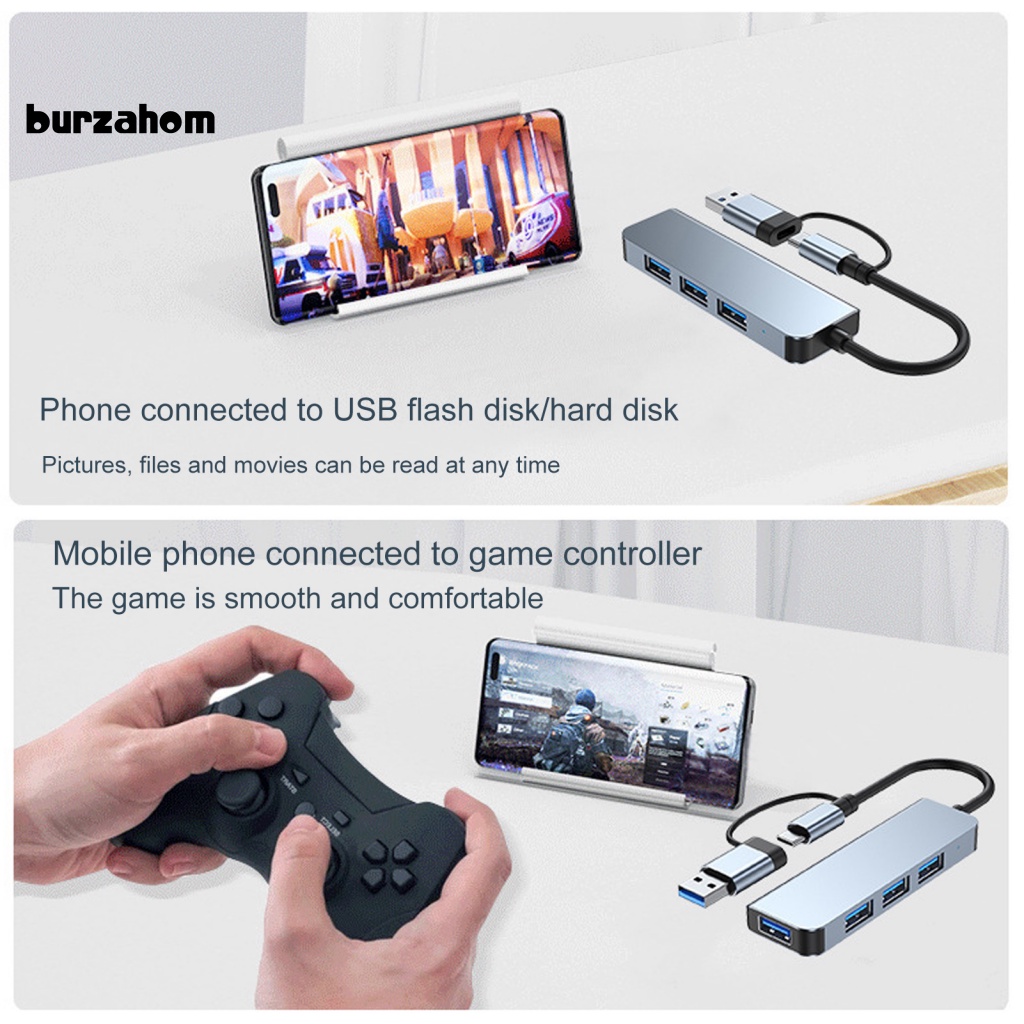 Bộ Chia Cổng USB 5 Trong 1 Đa Năng Cho Notebook