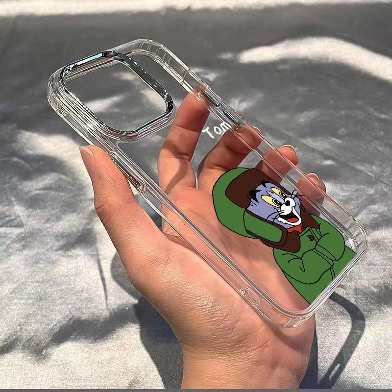 ✅Ốp Điện Thoại Dẻo Họa Tiết Hoạt Hình Tom / Plusiphone12In Style 8 Chống Sốc Đơn Giản Vui Nhộn Cho Iphone 11 14pro713max 1