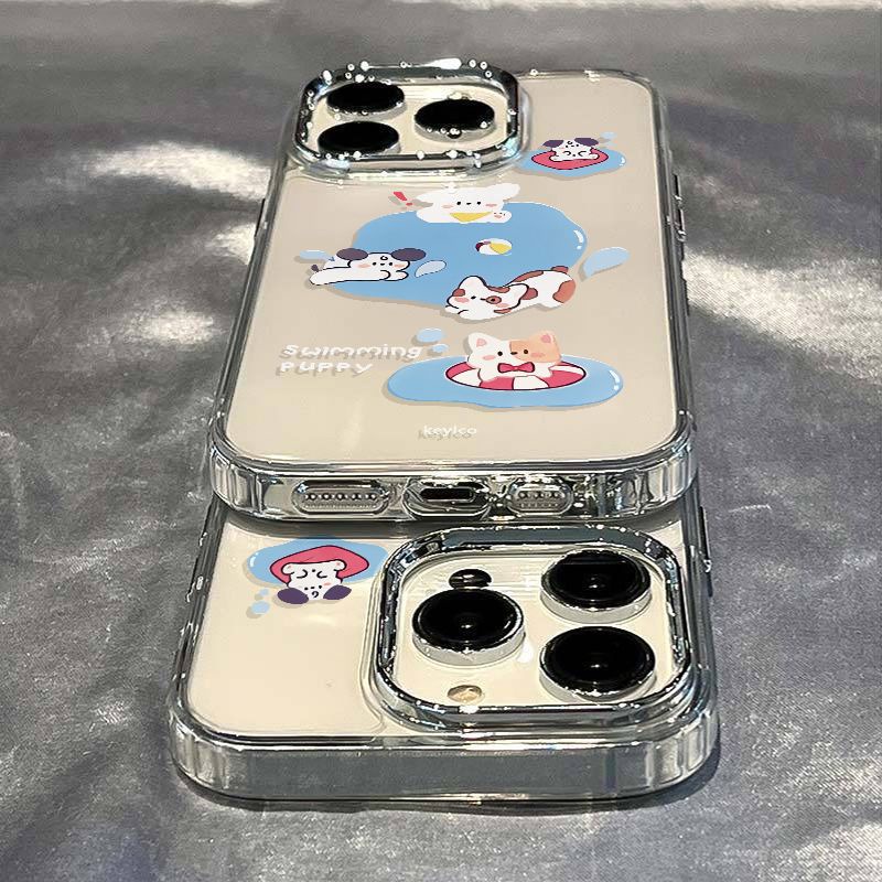 ✅Ốp Điện Thoại Dẻo Họa Tiết Chú Chó Dễ Thương Chống Sốc Cho Apple iPhone12max 13 / 11 8plus14pro 12Max Play 7 8KFL