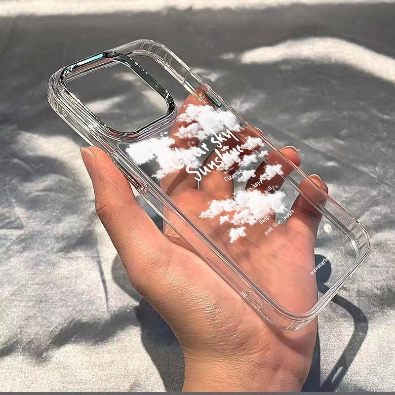 ✅Ốp Điện Thoại Mềm Trong Suốt Chống Sốc Kiểu Dáng Đơn Giản Cho Iphone max8iPhone12 Baiyun plus13 14Pro117In / D3TV