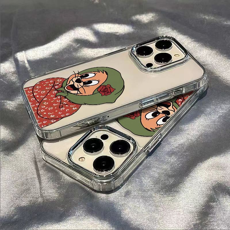 ✅Ốp Điện Thoại Dẻo Họa Tiết Đơn Giản Thời Trang Chống Sốc Cho iPhone12maxxs 7 Jerry 1314pro11 Plus 8