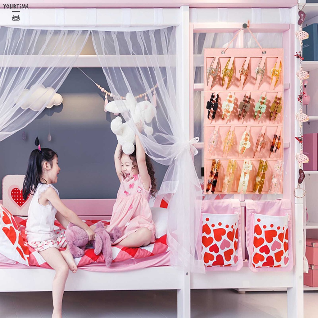 Túi Treo Tường Đựng Kẹp Tóc Tiện Lợi