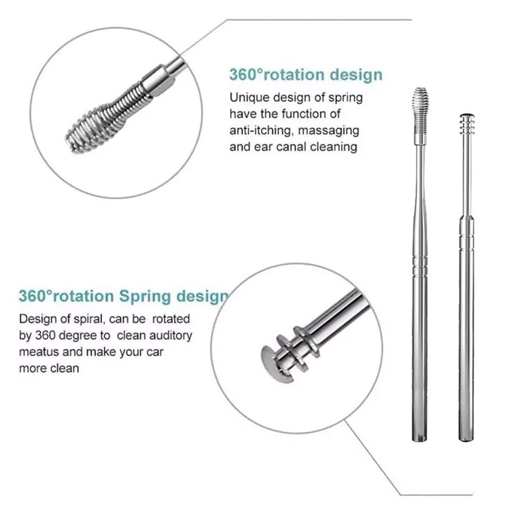 Bộ Dụng Cụ Lấy Ráy Tai O0J9 Chuyên Dụng Chất Lượng Cao