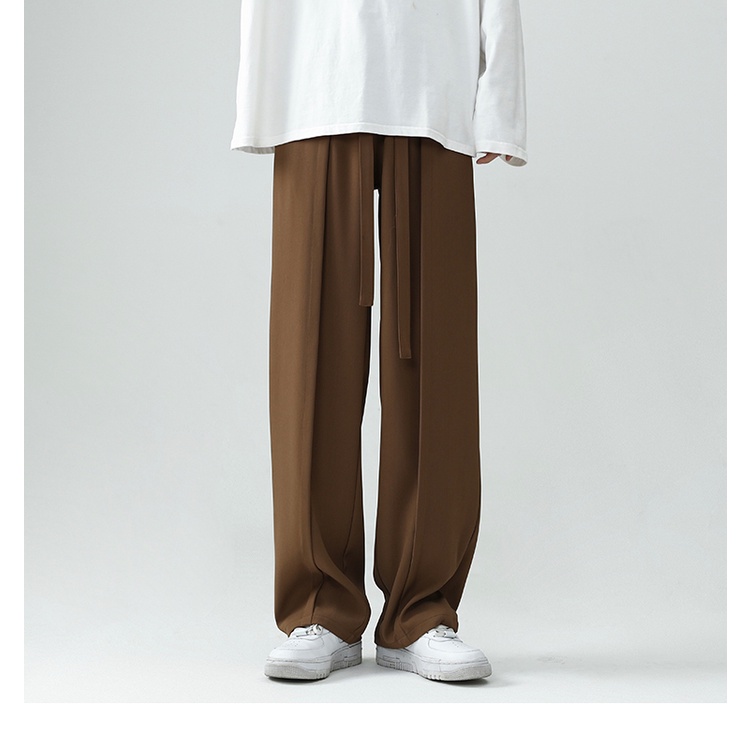 Quần Dài Ống Rộng Phong Cách Hàn Quốc Năng Động Dành Cho Nam