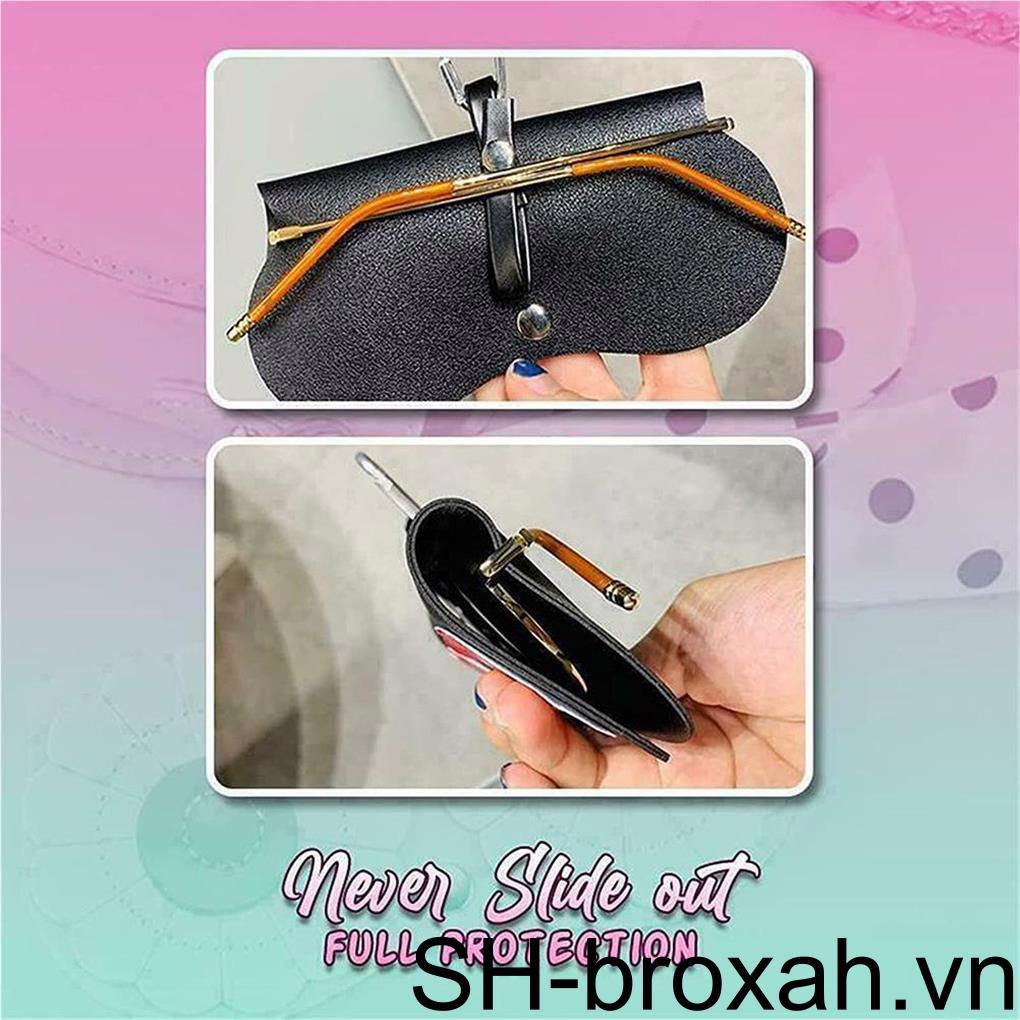 Túi Đựng Mắt Kính Bằng Da PU Gọn Nhẹ