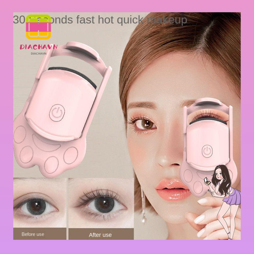 Máy Uốn Lông Mi Bằng Nhiệt Làm Đẹp Nhanh Chóng Có Thể Sạc Lại Bằng Cổng USB