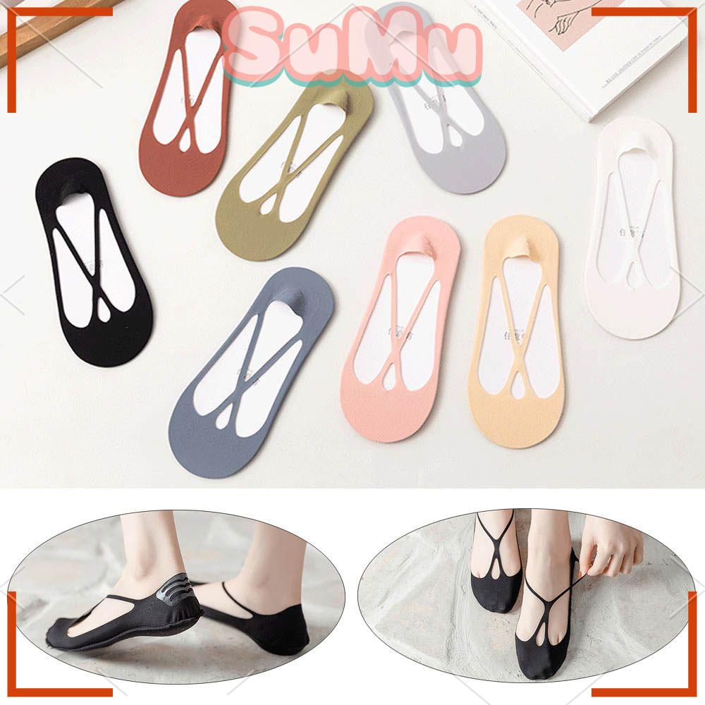 Vớ Cotton Mỏng Thoáng Khí Chống Trượt Thời Trang Cho Nữ