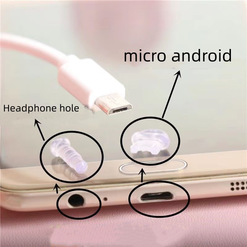 Nút Bịt Chống Bụi Cho Cổng Sạc Điện Thoại Di Động diy Hình Hoa Nhỏ Dễ Thương