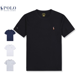  POLO Ralph Lauren Nam Polo Tay Ngắn Cổ Tròn Thêu Hình Ngựa Một Sừng Nhiều Màu Sắc Chất Liệu Cotton Cao Cấp Dành Cho Nam 