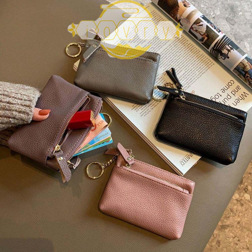 Ví Nhỏ Đựng Tiền Xu Có Khóa Kéo Thời Trang Cổ Điển Cho Nữ