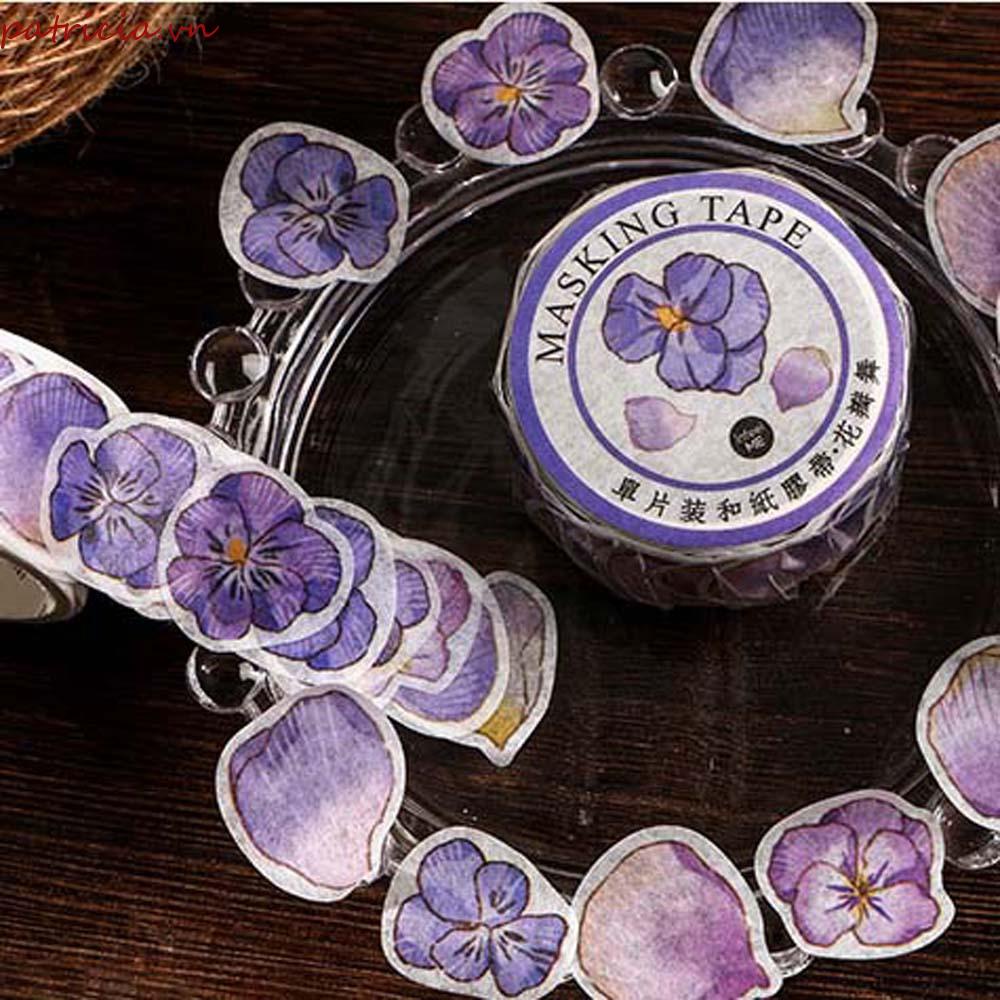 Băng Keo Dán Trang Trí Sổ Tay DIY Hình Hoa Và Bướm