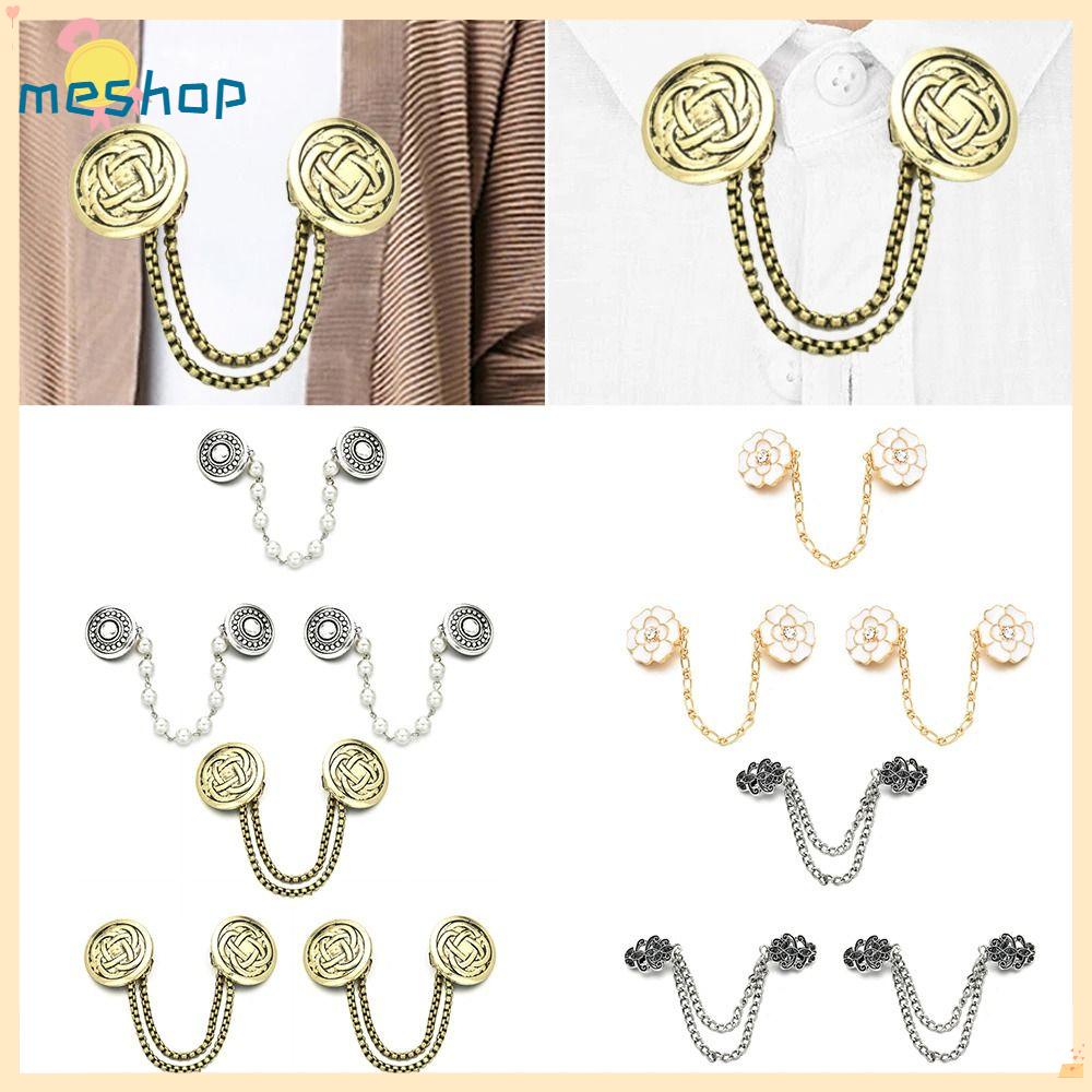 Bộ 3 Kẹp Áo Khoác Cardigan Dây Xích Phong Cách Thời Trang Mới 2023