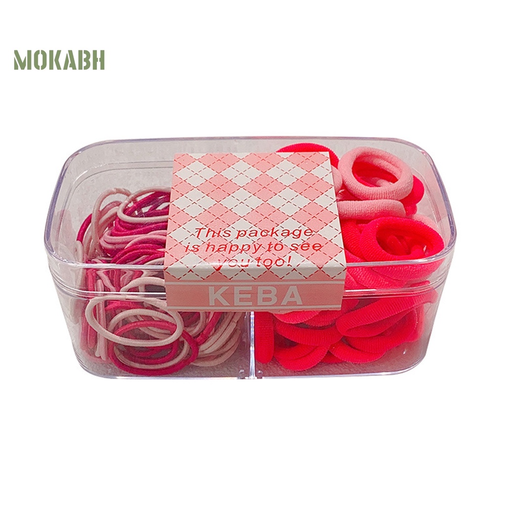 1 Bộ Dây Buộc Tóc Mềm Co Giãn Cao Chống Rơi Nhiều Kiểu Dáng Đơn Giản