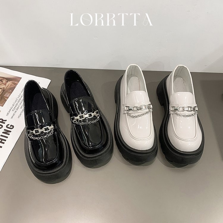 LORRTTA giày cao gót nữ giày nữ lolita giày Giày búp bê gót đại đính tinh thể 2023NEW 23Z23061211