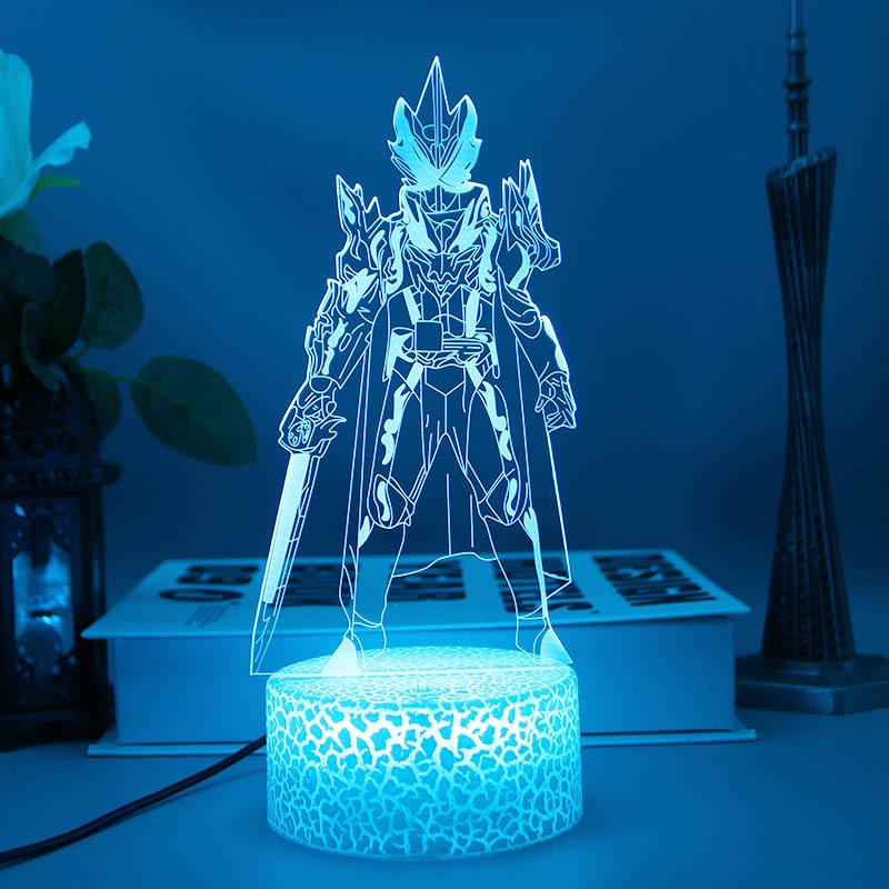 Đèn Ngủ 3d Hình Kamen Rider Có Điều Khiển Từ Xa Độc Đáo