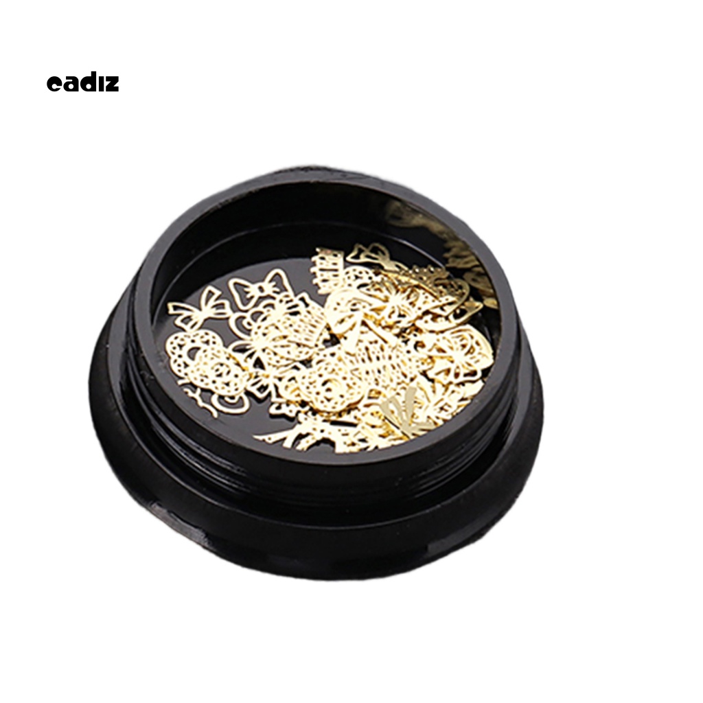 Phụ Kiện Trang Trí Móng Tay Hình Vương Miện / Lá / Trái Tim Bằng Sequin Lấp Lánh