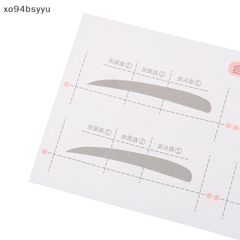 24 Cặp Khuôn Kẻ Lông Mày Xo94Bsyu Có Thể Điều Chỉnh Tiện Dụng