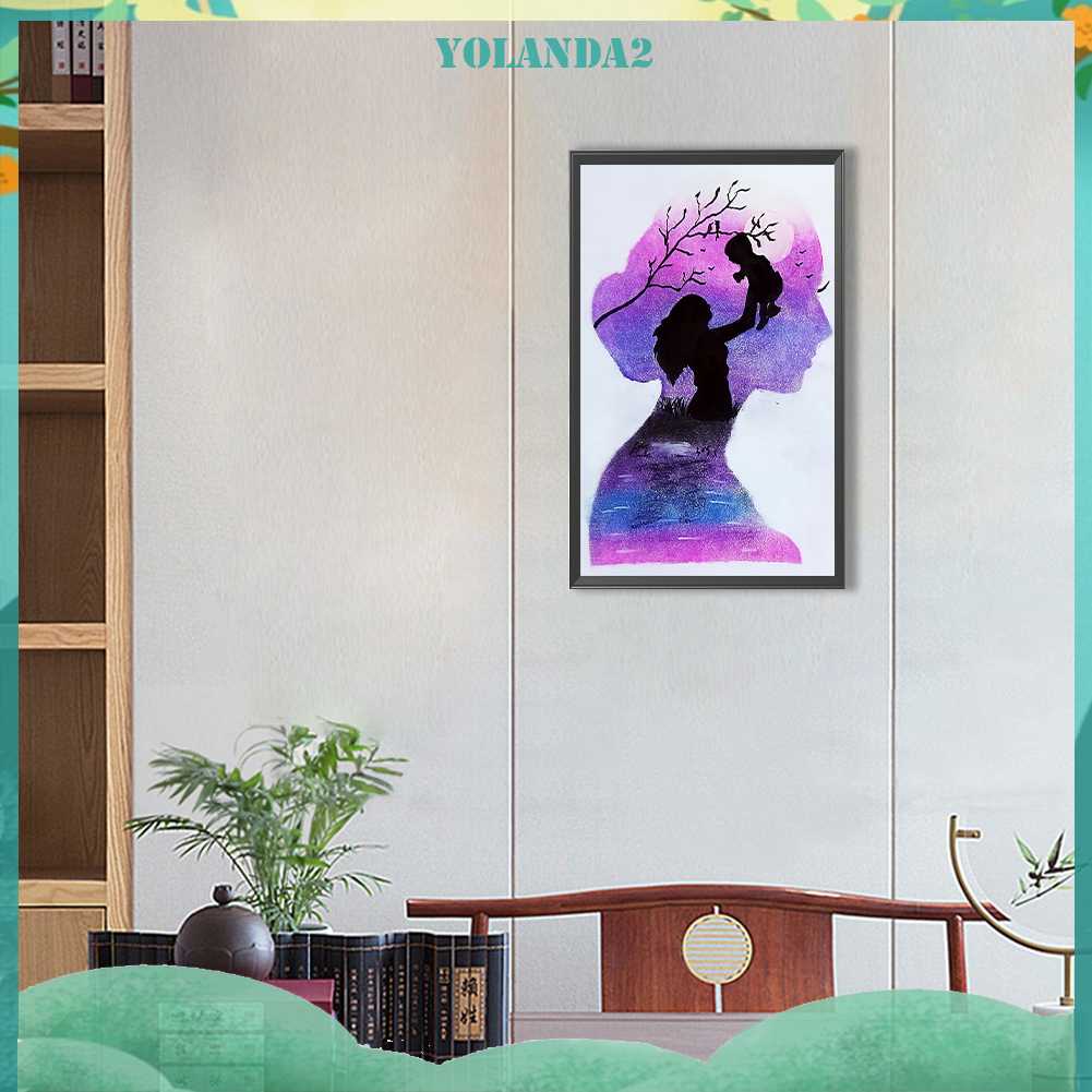 Tranh Đính Đá Kim Cương Toàn Bộ 5D DIY Hình Vẽ Trừu Tượng Trang Trí Nhà Cửa