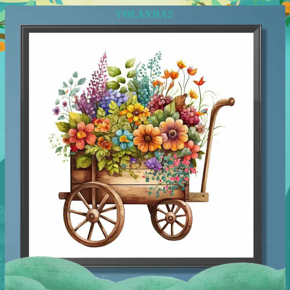 Tranh Đính Đá Kim Cương Toàn Bộ 5D DIY Hình Vẽ Phương Tiện Giao Thông