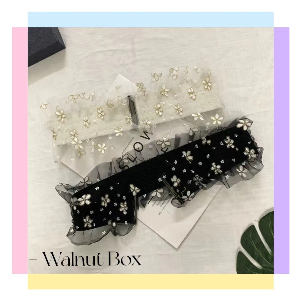 Thắt Lưng Phối Ren Co Giãn Thời Trang Dành Cho Nữ