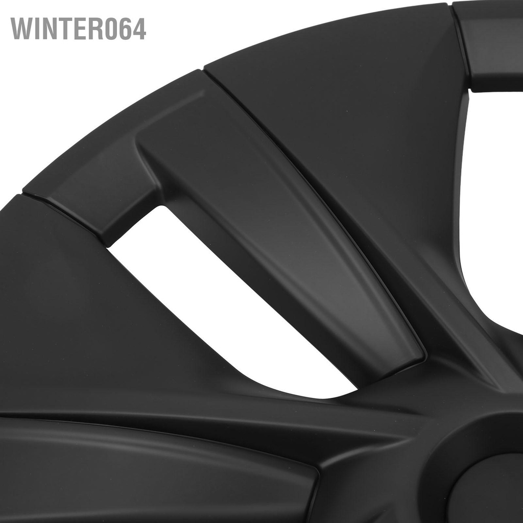 Winter064 Thay thế thiết kế kết cấu có độ bền cao màu đen mờ 4 bánh xe cho Tesla Model Y 2020‑2023