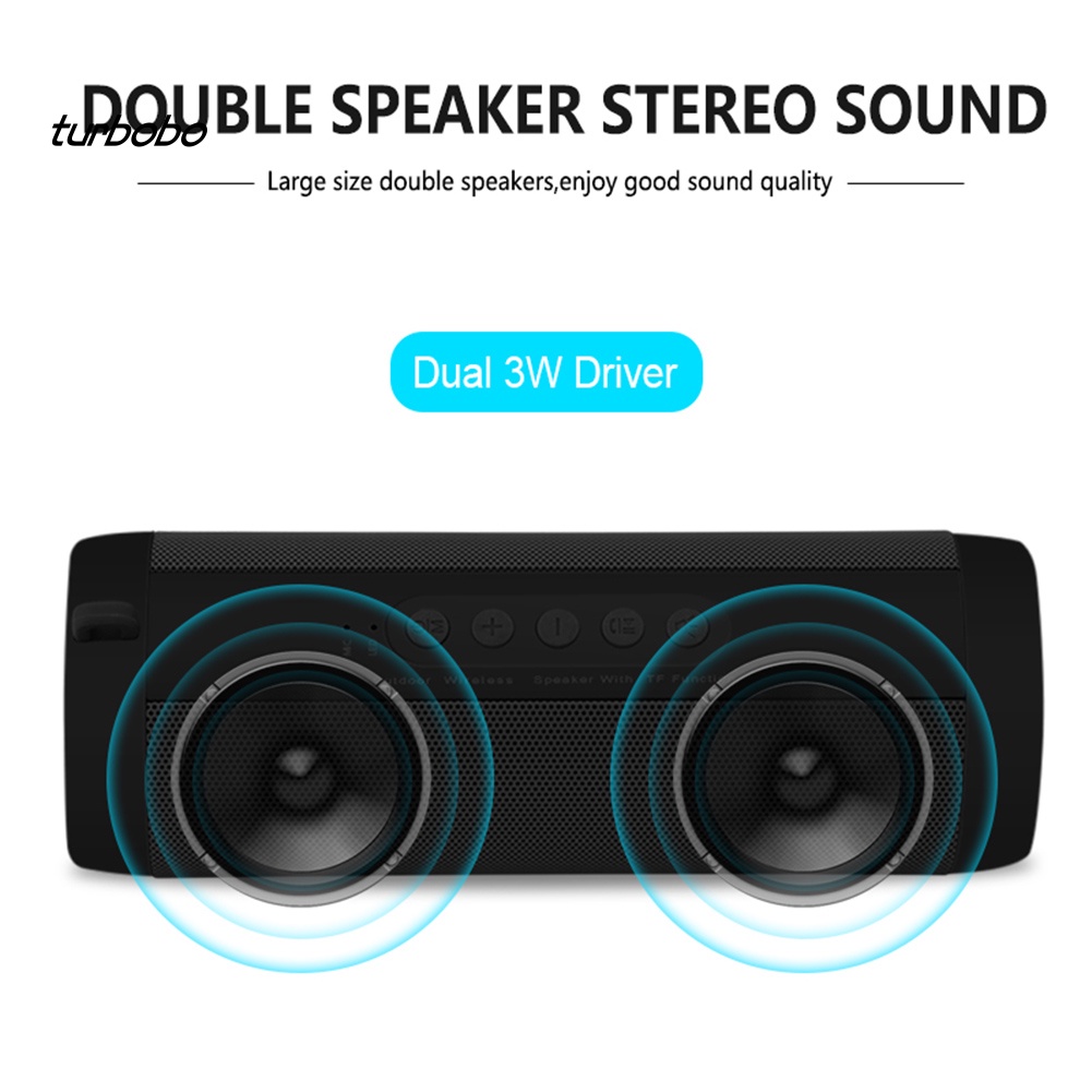 Loa Bluetooth Không Dây Siêu Trầm Chống Thấm Nước T2 Tích Hợp Đèn Pin Tiện Dụng