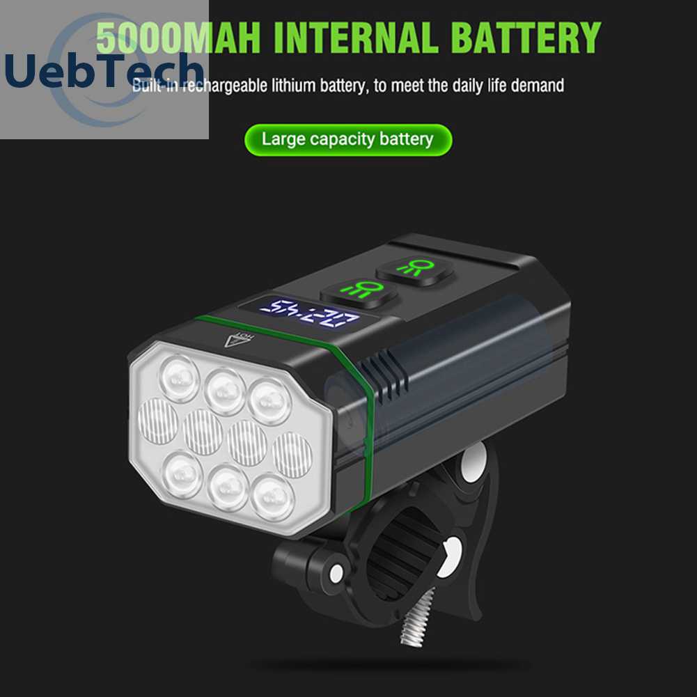 Đèn Pha 10LED 3000LM Cho Xe Đạp