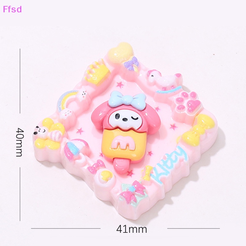 {Ffsd} Phụ Kiện Khung Ảnh Resin Hình Động Vật Hoạt Hình Kuromi Melody Dễ Thương Thủ Công DIY Cho Điện Thoại * Bán Chạy