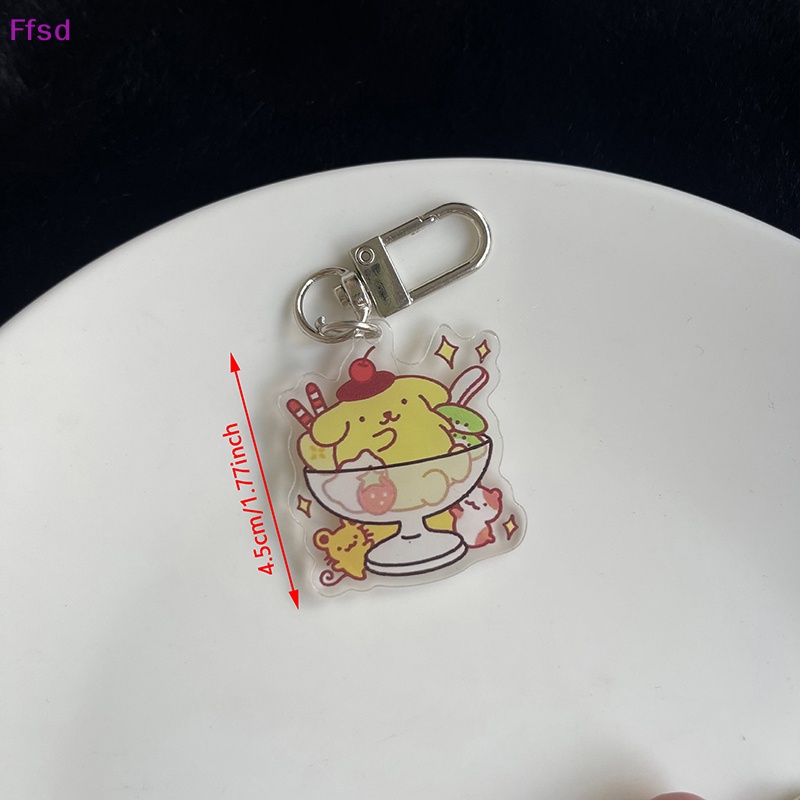 {Ffsd} Móc Chìa Khóa Bằng Acrylic Hình Hoạt Hình Sanrioed Kitty Melody Kuromi Cinnamoroll Dễ Thương Trang Trí Xe Hơi Đồ Chơi Trẻ Em * Hàng Bán Chạy