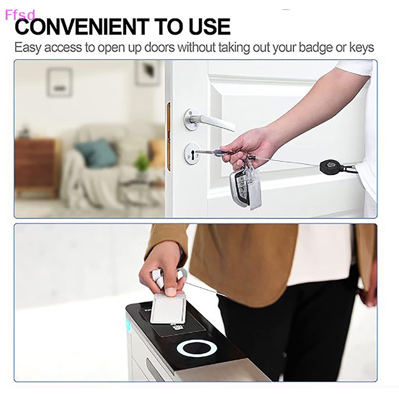 {Ffsd} Dây Móc Chìa Khóa Thể Thao Có Thể Thu Gọn Chống Thất Lạc Dễ Dàng Khóa Kim Loại Mới * Bán Chạy