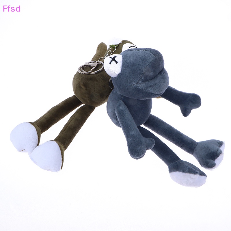 1 Móc Khóa Hình Chú Ếch Nhồi Bông Hoạt Hình Vui Nhộn