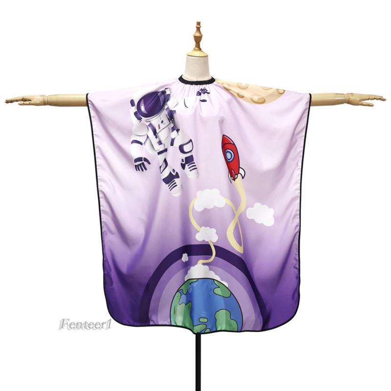 [Fenteer1] Áo Choàng Cắt Tóc Có Thể Tái Sử Dụng Cho Trẻ Em