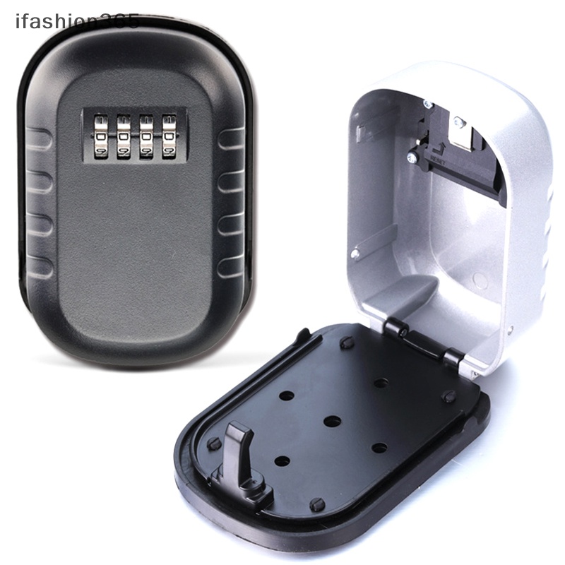 Hộp Đựng Thẻ ID / Chìa Khóa Dự Phòng Bằng Kim Loại Có Mật Khẩu ifashion365