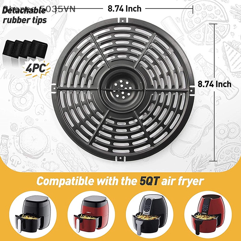 Chảo Chiên Không Dầu Không Dầu Không Dính 6 / 7 / 8 ''