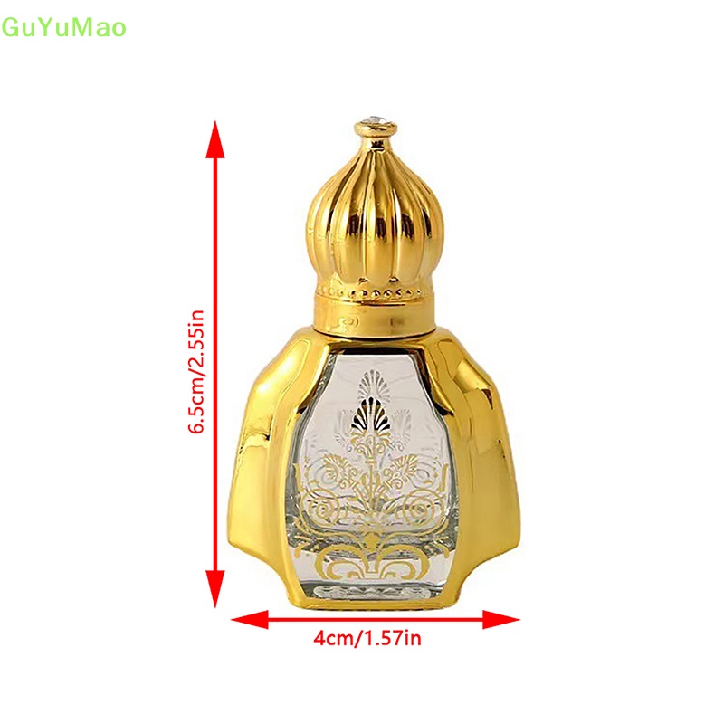 Chai Thủy Tinh Lăn Hình Vương Miện Vàng 10ml