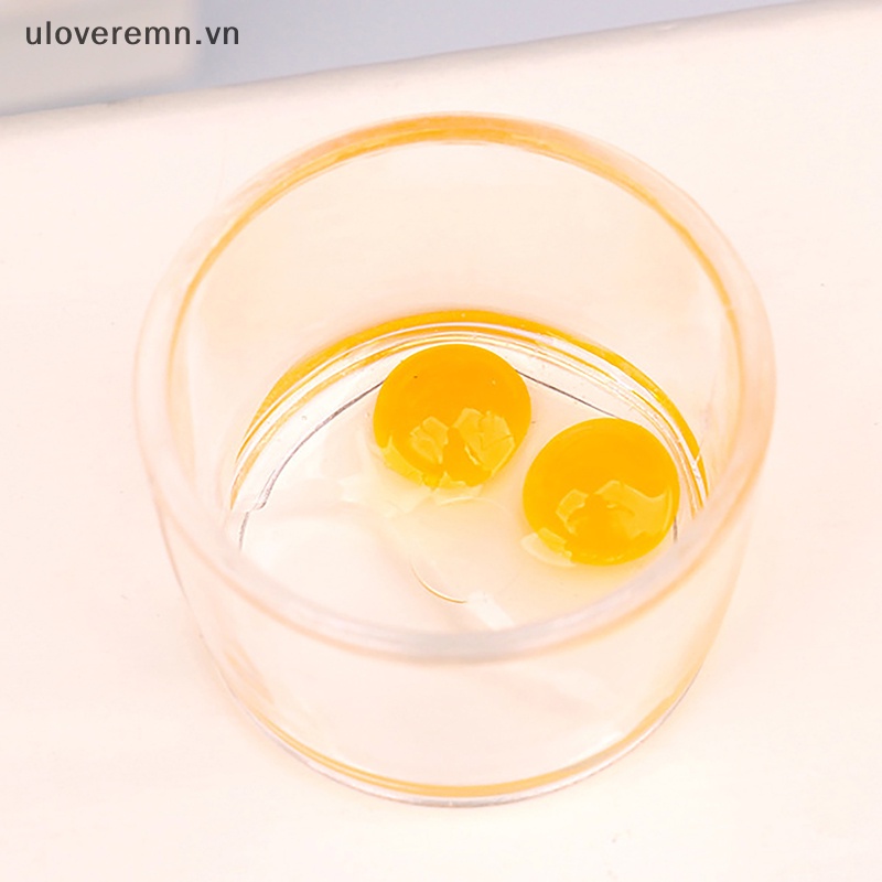 1 Bộ Dụng Cụ Đánh Trứng Mini Tỉ Lệ 1: 12 Trang Trí Nhà Búp Bê