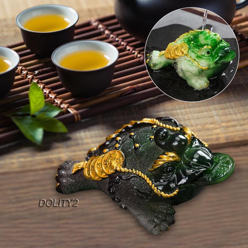 [Dolity2] Tượng Thú Cưng Uống Trà Trung Hoa Thay Đổi Màu Sắc