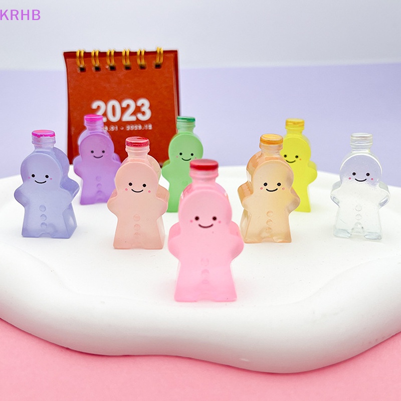 Set 2 Mô Hình Nhân Vật Gingerbread Man Phát Sáng Xinh Xắn Mới