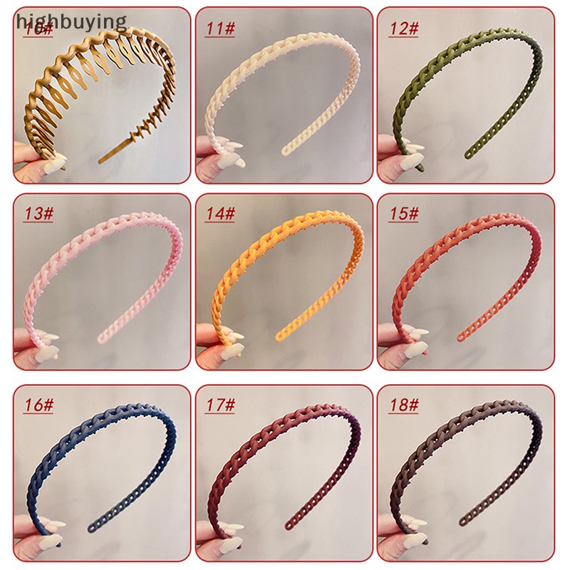 Băng Đô Cài Tóc Màu Sắc Đơn Giản Thời Trang Cho Nữ