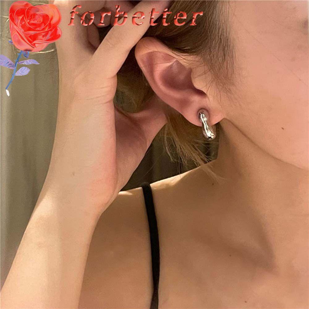 Bông Tai Hình Hoa Lãng Mạn Dùng Làm Quà Tặng|Hoa Tai Hình Chữ C Nhiều Màu Sắc Thời Trang Dành Cho Nữ