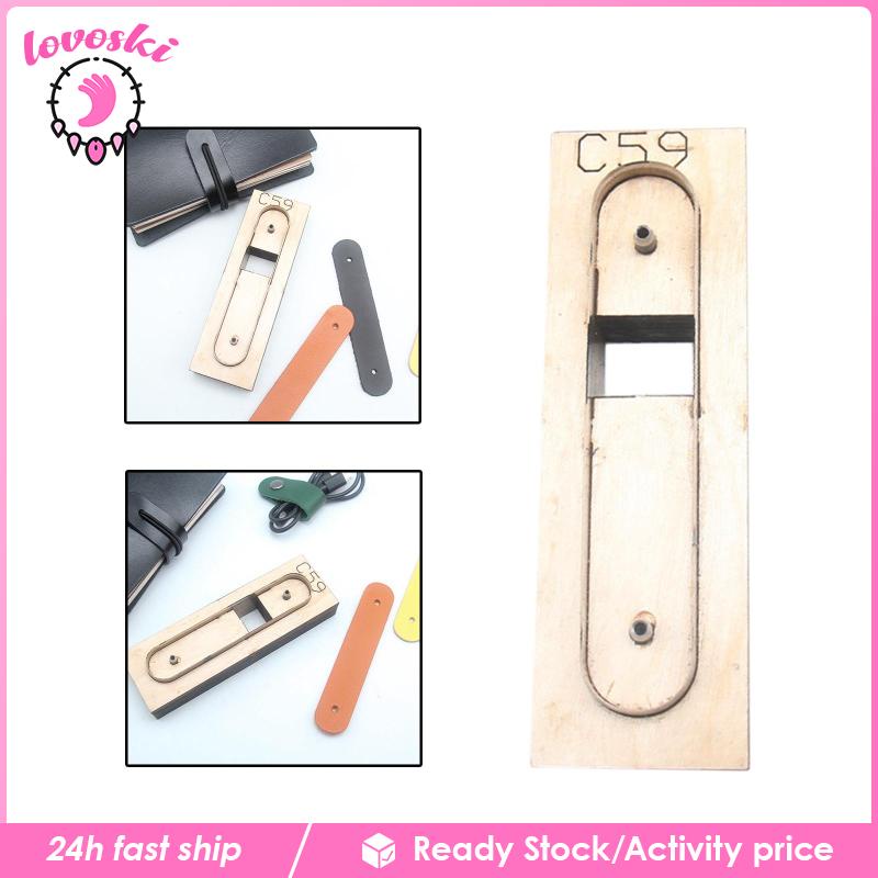 Dụng Cụ Cắt Vải Da Thủ Công Bằng Gỗ