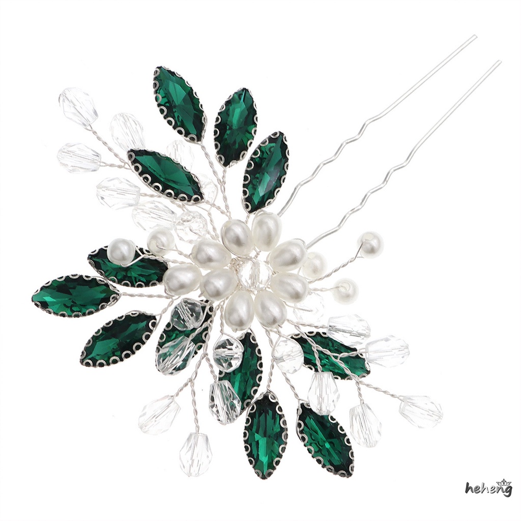 Kẹp TóC HìNh Chữ U ĐíNh Kim Cương Giả ThờI Trang Cho Nữ