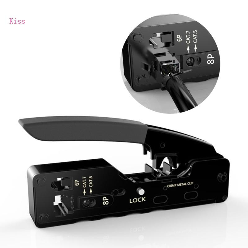 Kìm Nối Dây Cáp Cat7 RJ45 Chuyên Dụng Cho Cat5 Cat5e Cat6 Cat6A