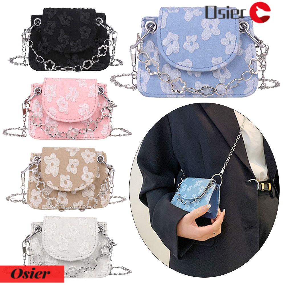 Túi Đeo Chéo Nhỏ Xinh Phối Quai Xích Thời Trang Đơn Giản 1