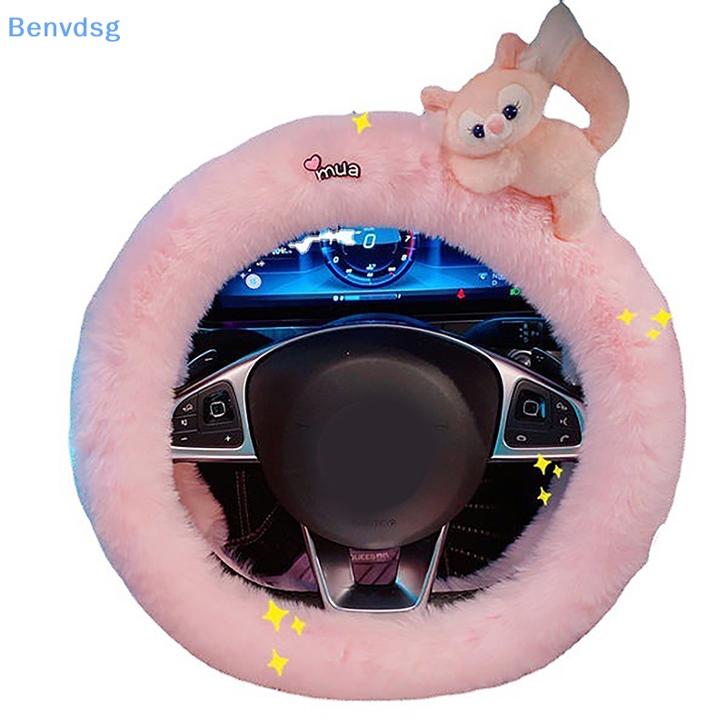 Thú Nhồi Bông Mềm Mại Bảo Vệ Vô Lăng Xe Hơi Disney Linabelu Duffy