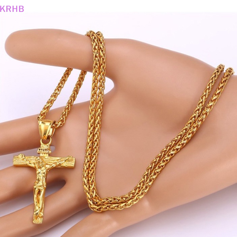 Vòng cổ Mạ Vàng Mặt Thánh Giá Thời Trang Dành Cho Nam Và Nữ Mới