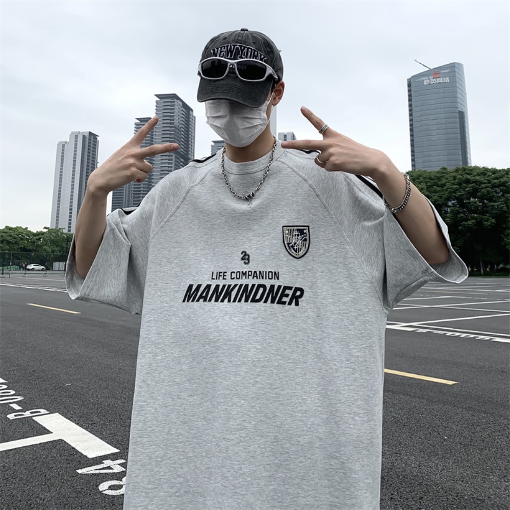 Áo Thun Tay Ngắn Phong Cách Âu Mỹ Thời Trang Mùa Hè Cho Nam 320g 7 Điểm