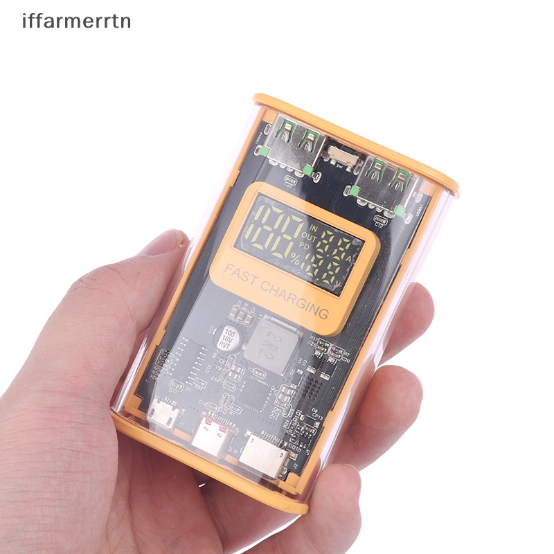 Hộp Sạc Dự Phòng 10000mAh 21700 DIY Cho Điện Thoại